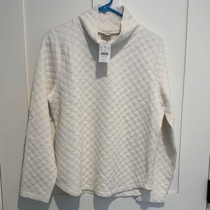 J. Crew Cream Cowl Neck Sweater